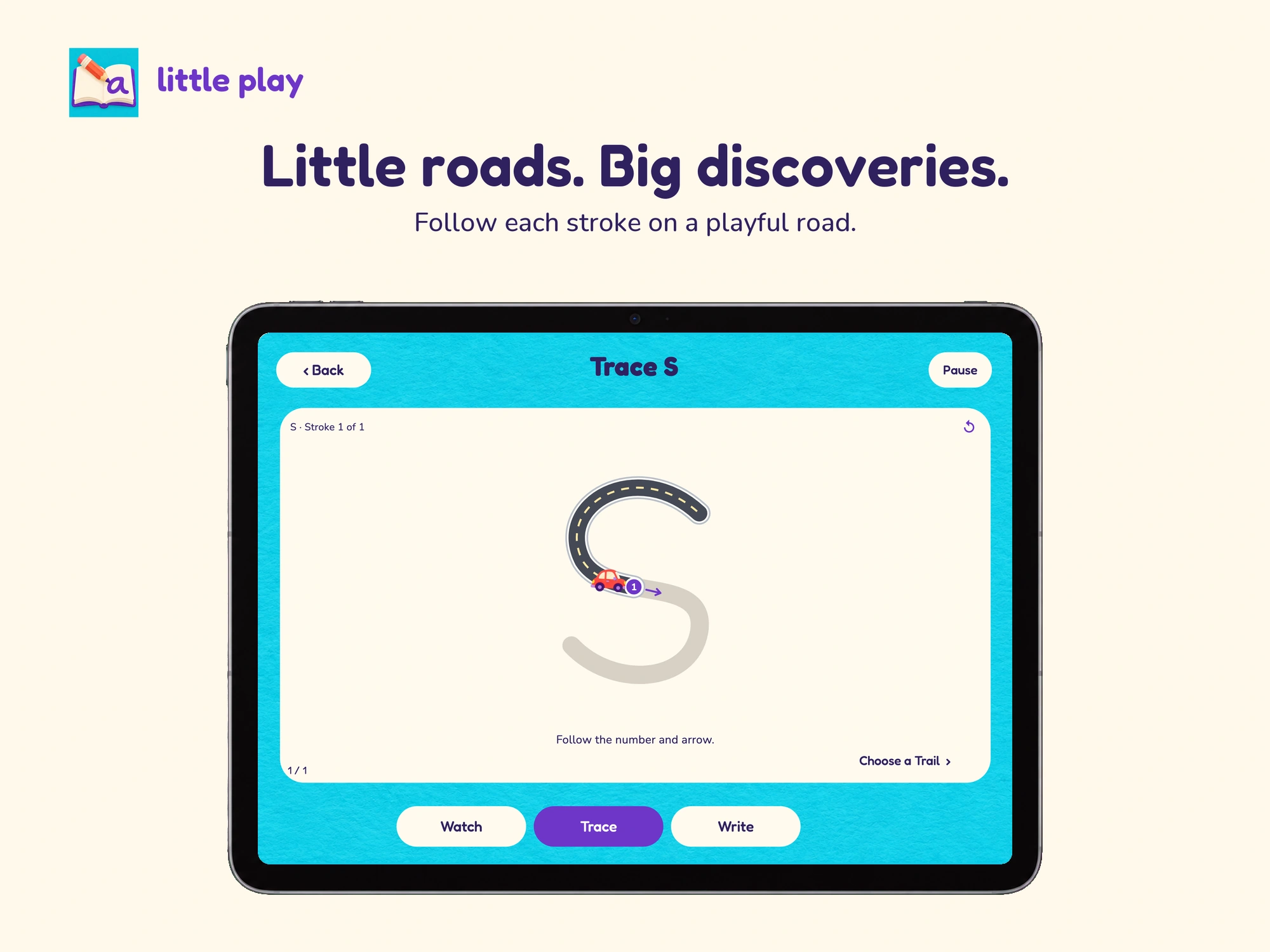 Little Play: Name Tracing · iPad · Tracing